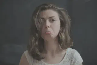 Woman Pouting