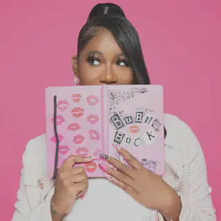 Woman Holding Burn Book